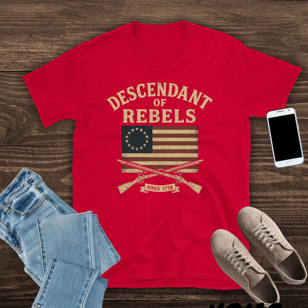 Rebel Descendant 1776 T-Shirt
