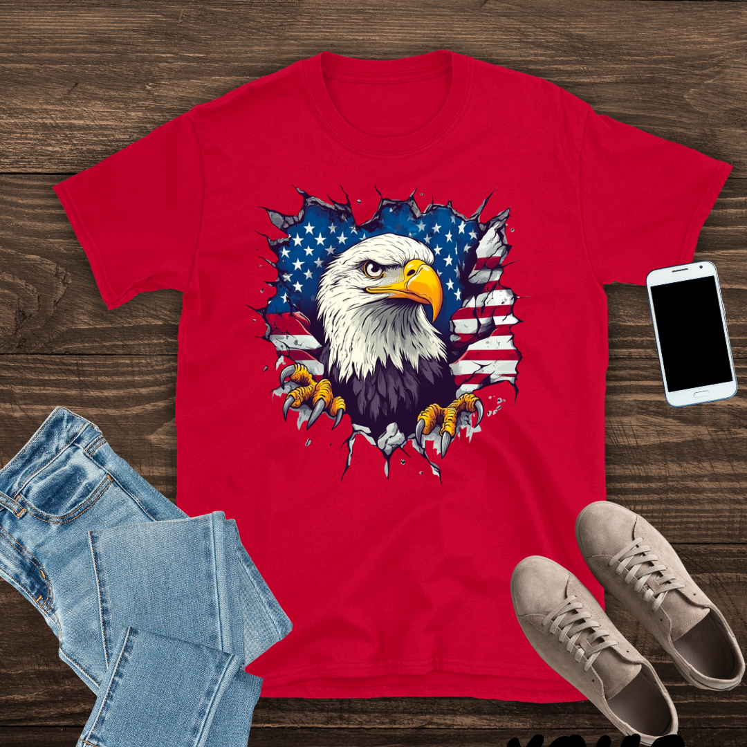 Patriotic Eagle T-Shirt