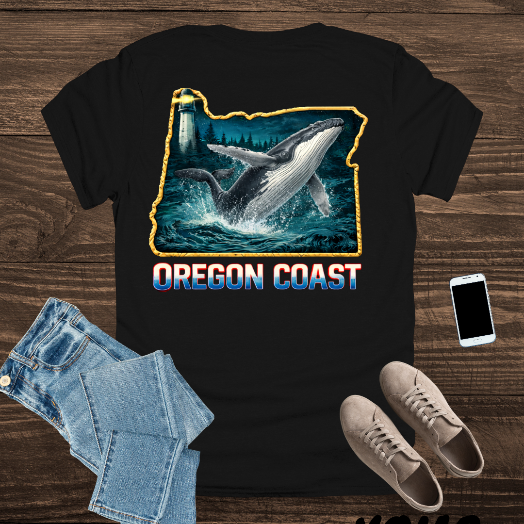 Oregon Coast Whale T-Shirt