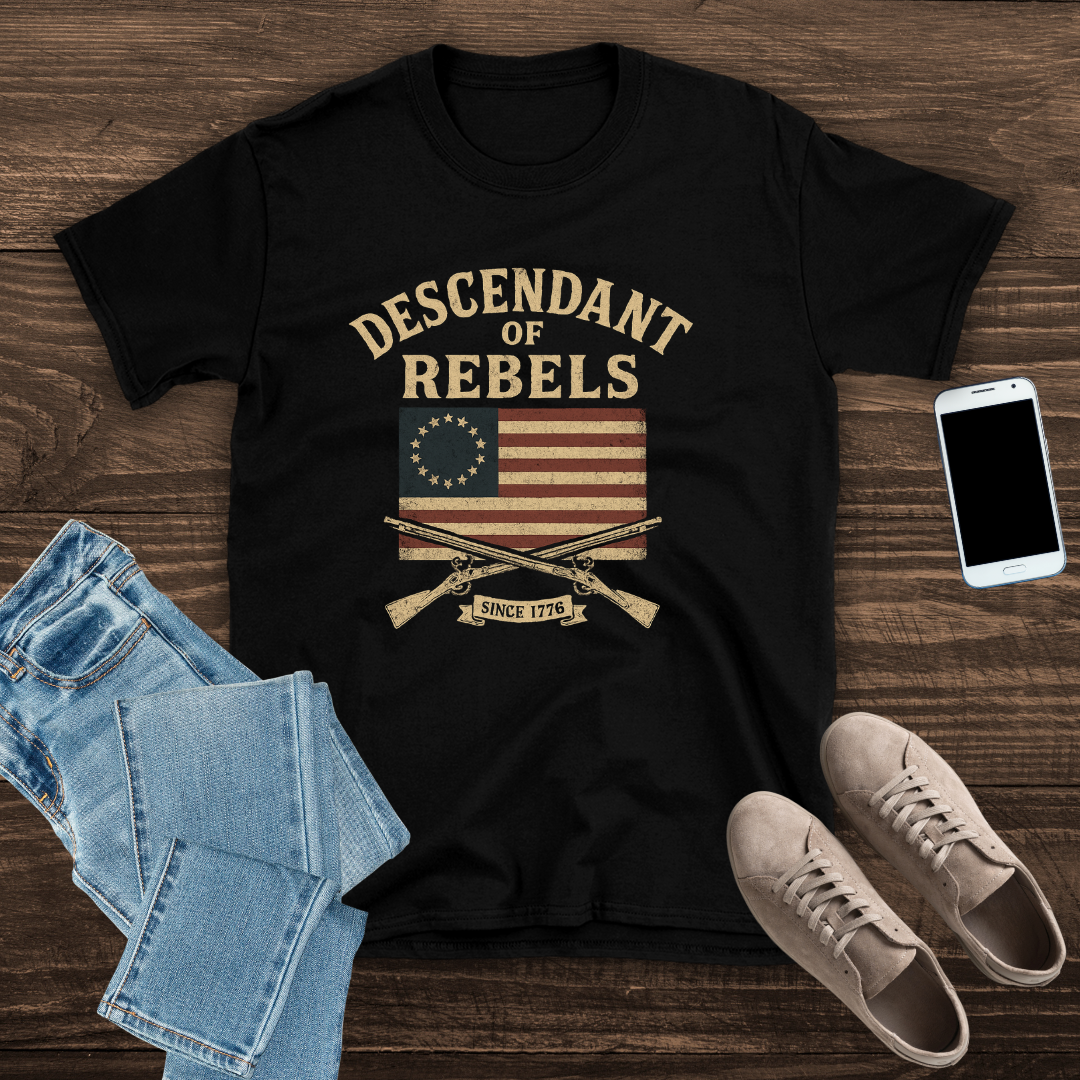 Rebel Descendant 1776 T-Shirt