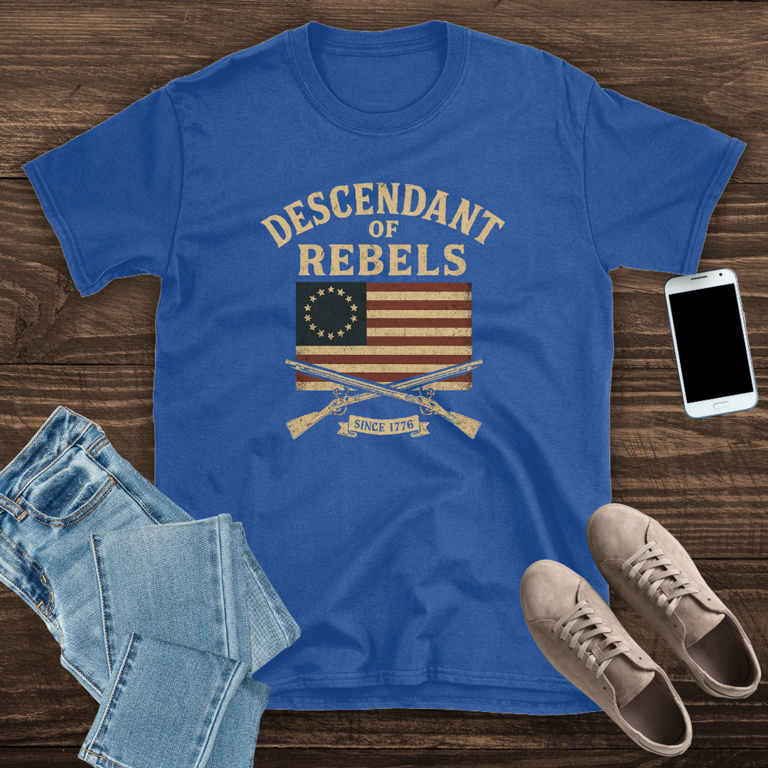 Rebel Descendant 1776 T-Shirt