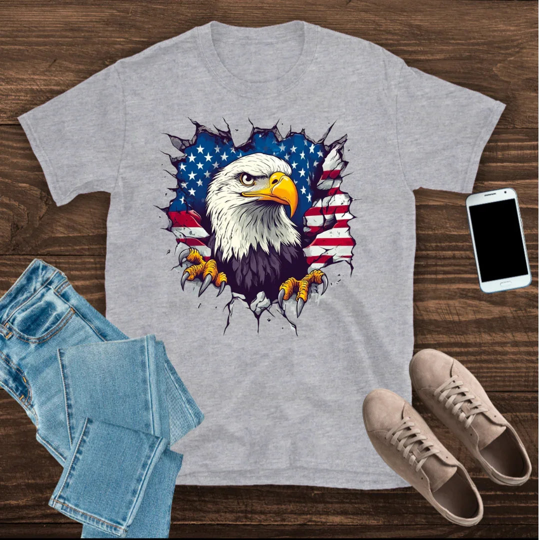 Patriotic Eagle T-Shirt