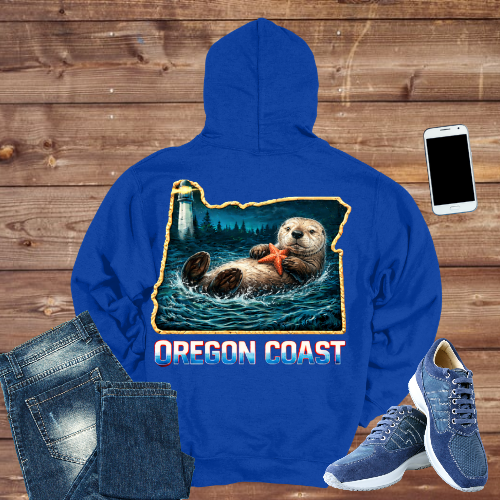 Oregon Coast Sea Otter Hoodie