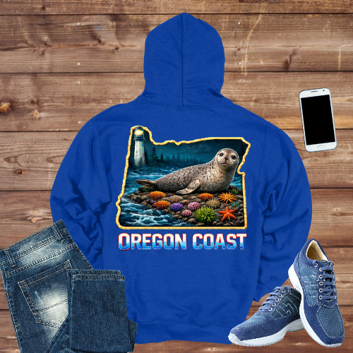 Oregon Coast Seal Hoodie