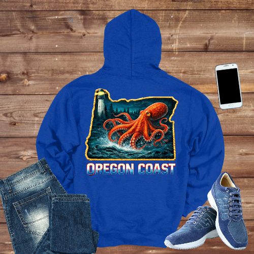 Oregon Coast Octopus Hoodie