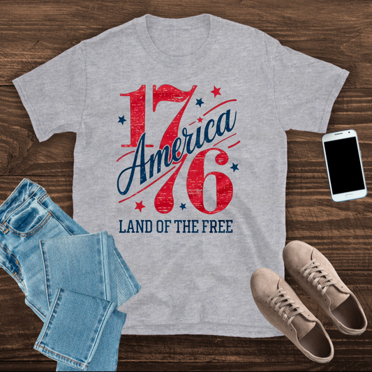 1776 America Vintage Patriotic T-Shirt