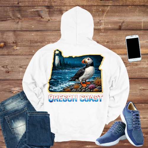Oregon Coast Puffin Hoodie