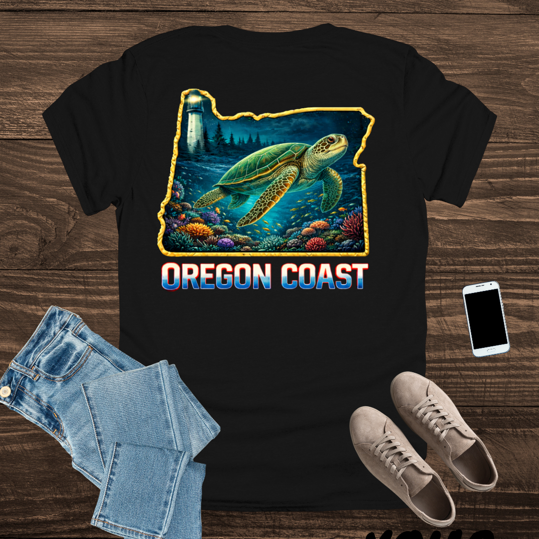 Oregon Coast Sea Turtle T-Shirt