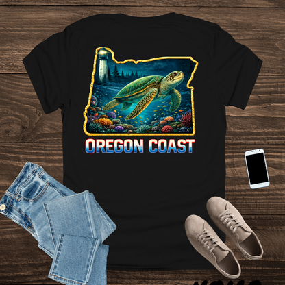 Oregon Coast Sea Turtle T-Shirt