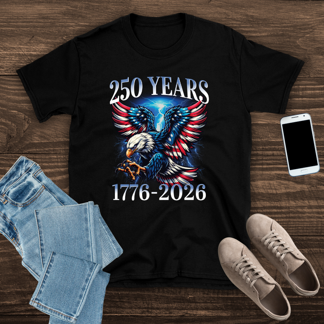 250 Years of Freedom Eagle (1776–2026) – T-Shirt