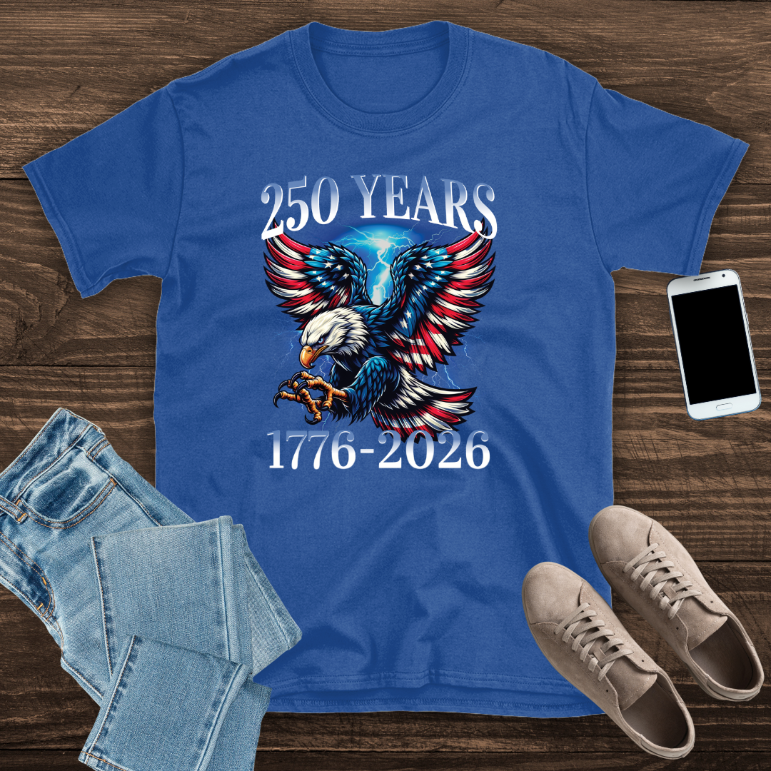 250 Years of Freedom Eagle (1776–2026) – T-Shirt