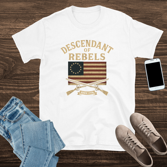 Rebel Descendant 1776 T-Shirt