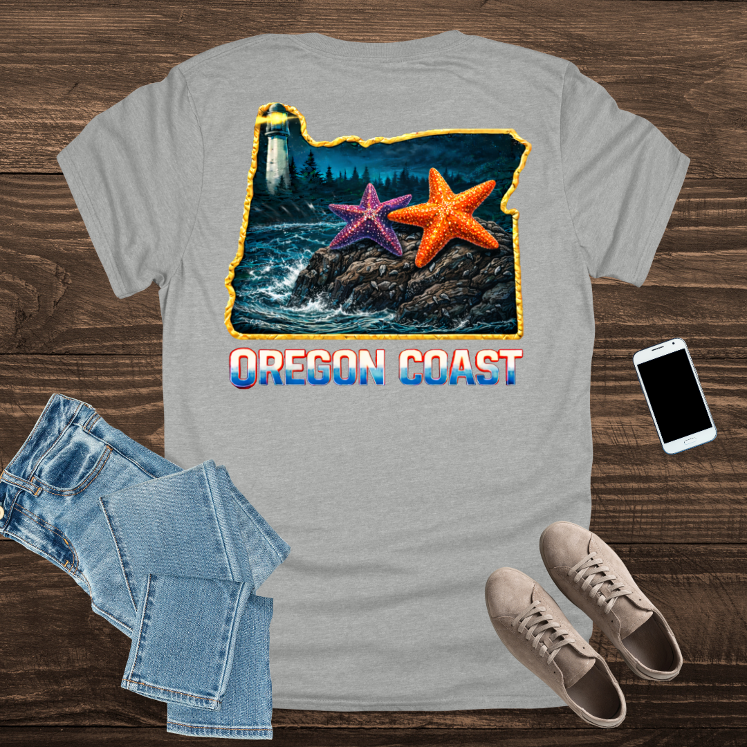 Oregon Coast  Starfish T-shirt