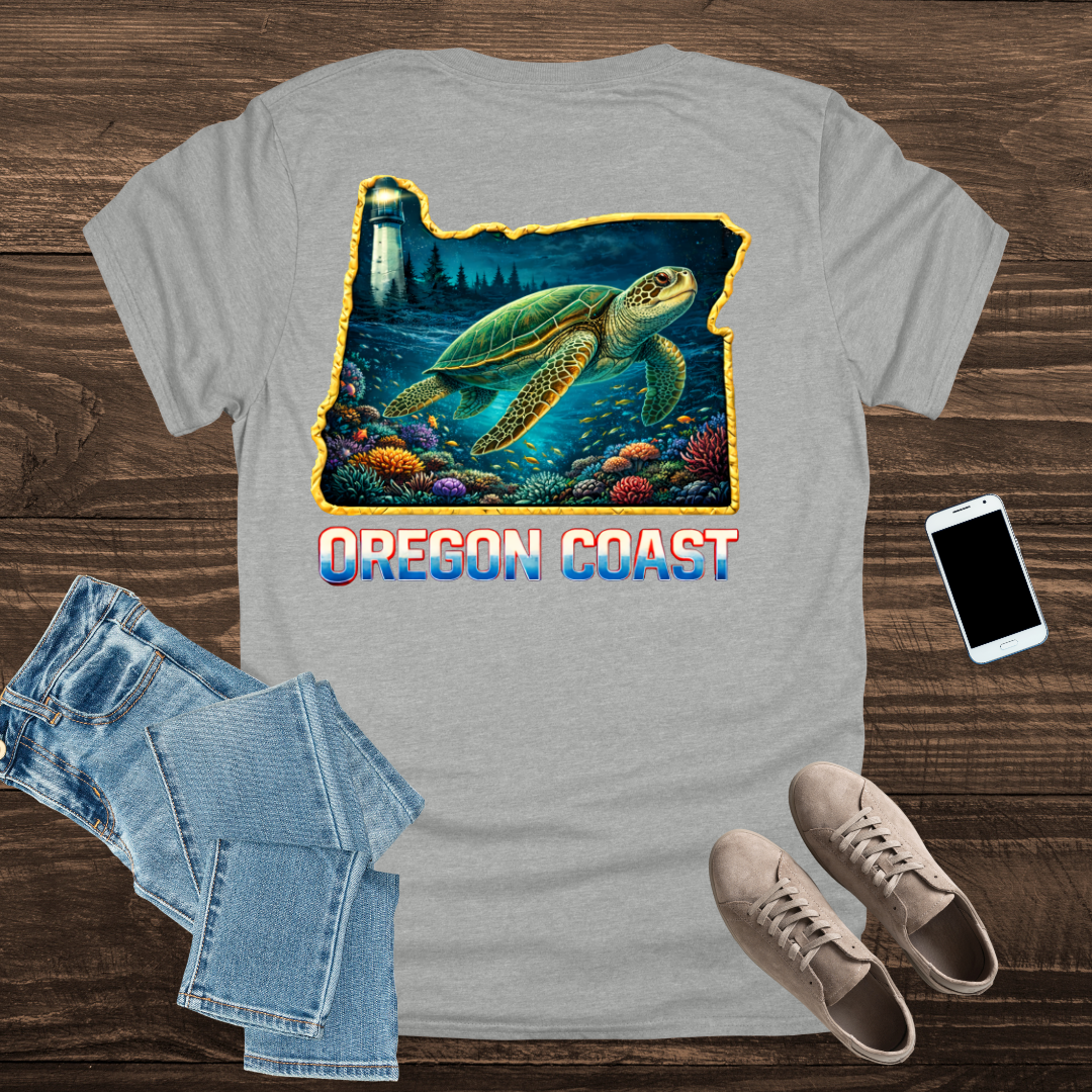 Oregon Coast Sea Turtle T-Shirt