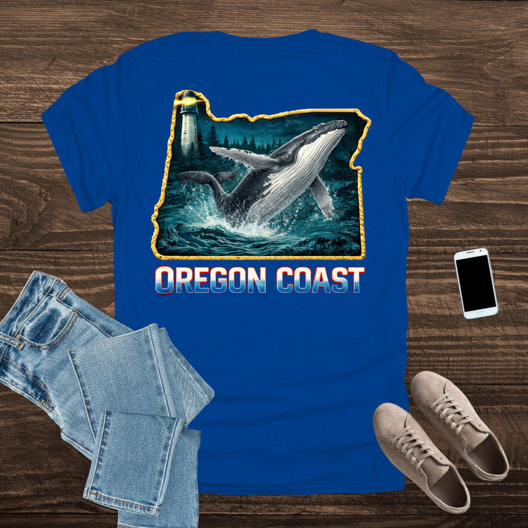 Oregon Coast Whale T-Shirt