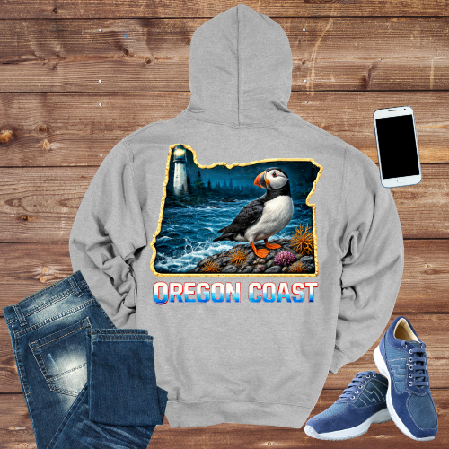 Oregon Coast Puffin Hoodie