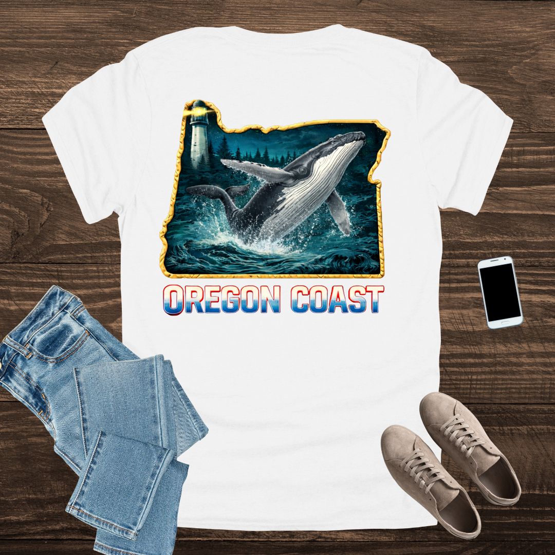 Oregon Coast Whale T-Shirt
