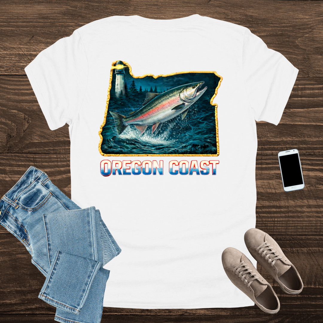 Oregon Coast Salmon T- shirt