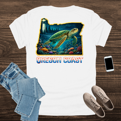 Oregon Coast Sea Turtle T-Shirt
