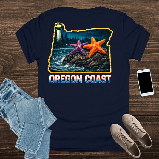 Oregon Coast  Starfish T-shirt