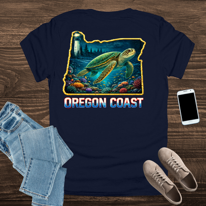 Oregon Coast Sea Turtle T-Shirt
