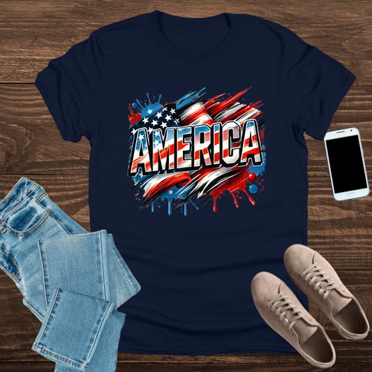 Proud American – Patriotic T-Shirt