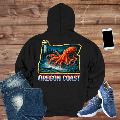 Oregon Coast Octopus Hoodie