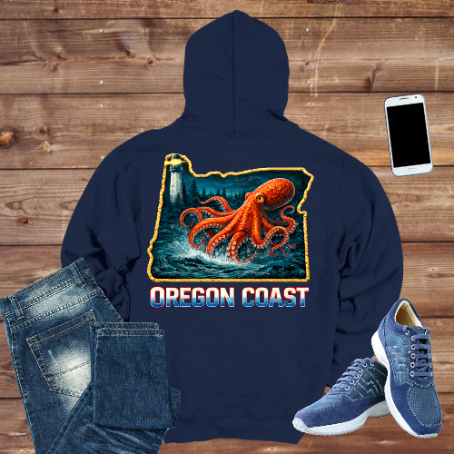 Oregon Coast Octopus Hoodie