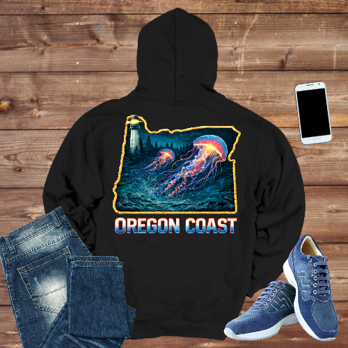 Oregon Coast Jellyfish Hoodie