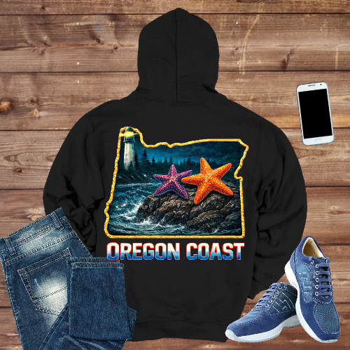 Oregon Coast Starfish Hoodie