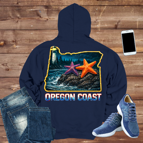 Oregon Coast Starfish Hoodie