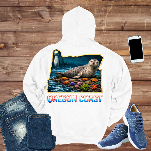 Oregon Coast Seal Hoodie