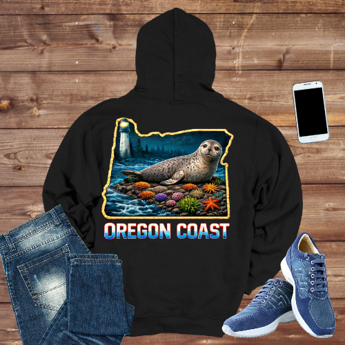 Oregon Coast Seal Hoodie
