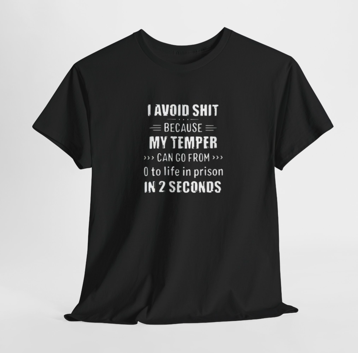 Avoid shit shirt