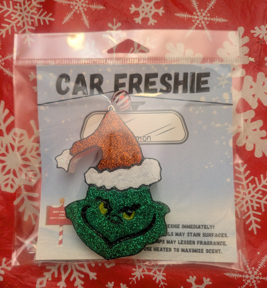 Car freshie- Grinch (Cinnamon)