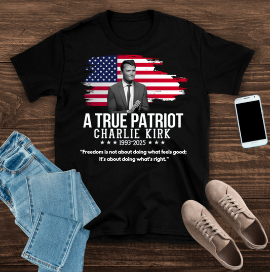 Charlie Kirk remembrance shirt